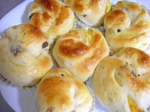 レーズンロールパン♪